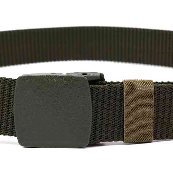 Удобный текстильный мужской ремень Vintage 20582 Зеленый Киев