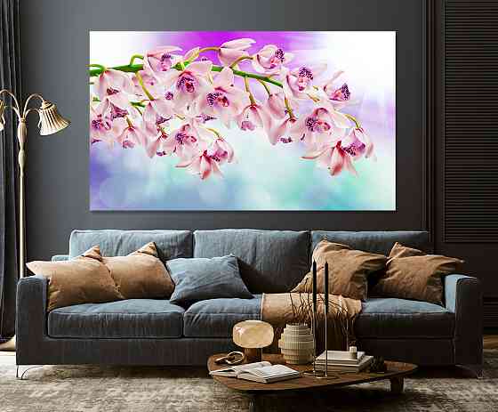 Картина холст в гостиную / спальню   Орхідея  MLP_118 70x140 см Киев