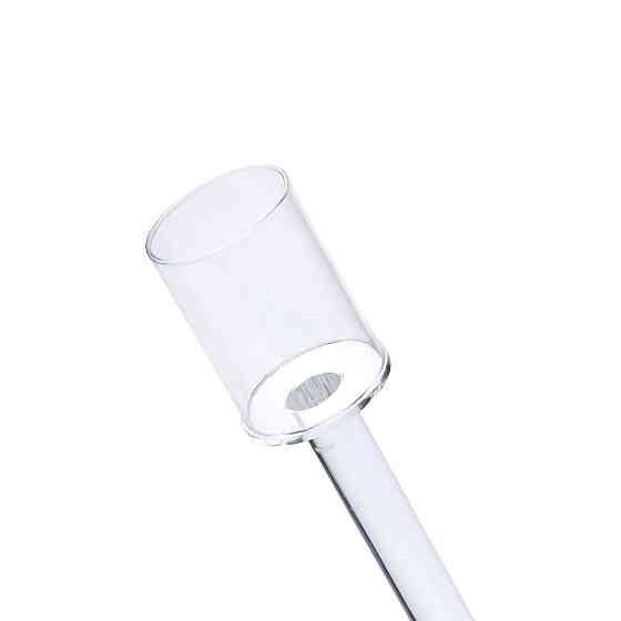 Yiwu Підсвічник скляний на ніжці 8×36 см підсвічник келих декоративний прозорий HP-4-44M Киев