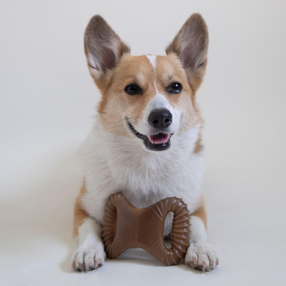 Жувальна іграшка для собак Бенебон Benebone Dental Chew Bacon іграшка зі смаком бекону для собак до 27 кг (розмір M) Вінниця - фото 4