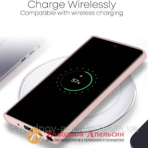 Samsung N970 Note 10 силіконовий чохол Goospery пудра Одеса - фото 2