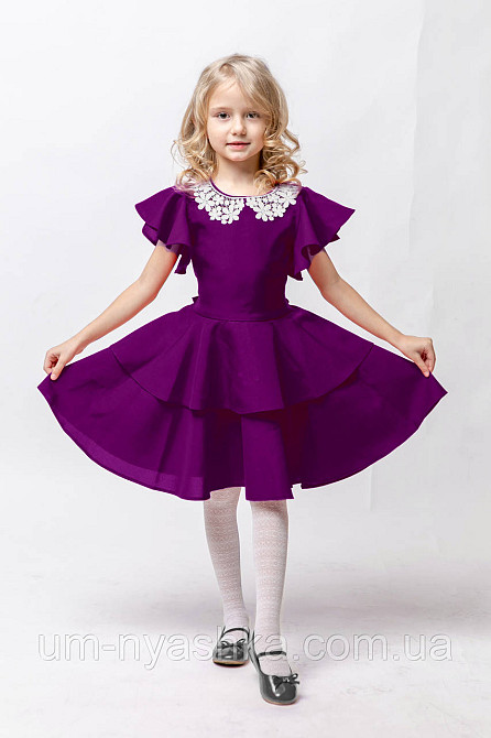 Гарне шкільне плаття з воланами Кривий Ріг - фото 1