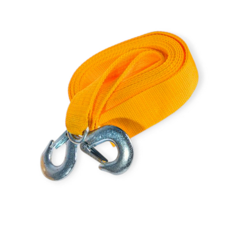 Трос лента 3 т х 4,5м х 46мм крюк/оранж/кулек буксир. Мукачево - изображение 1