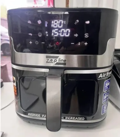 Аэрофритюрница Zepline ZP-127 12,5 л, 4000 Вт, конвекция, гриль, антипригарное покрытие, таймер Одесса