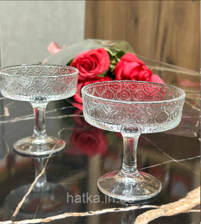 Набір келихів-креманок 6 шт. для мартіні та шампанського"Делайт-2" 195 мл 102-1706 Київ