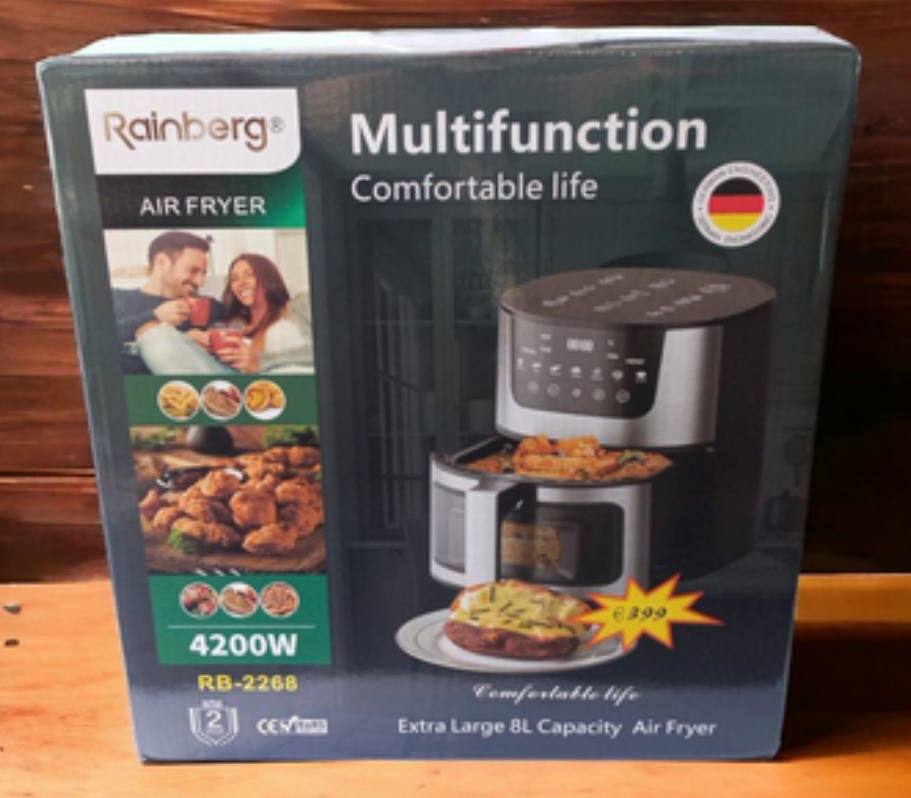 Аэрогриль Rainberg RB-2268: Готовь как профессионал! Сенсорное управление, 4200 Вт, 8 л, разнообразные режимы. Одесса - изображение 2