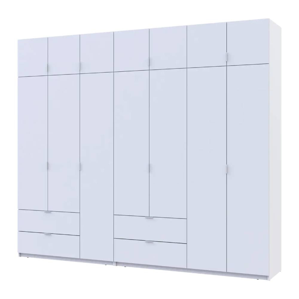 Шафа для одягу Doros Лукас Біла 3+4 ДСП 280х50х240 DRS-011686 (42005118) Львів - фото 2