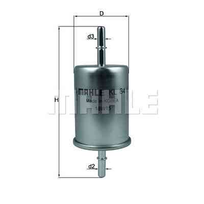 Фильтр топливный Mahle KL84 Винница