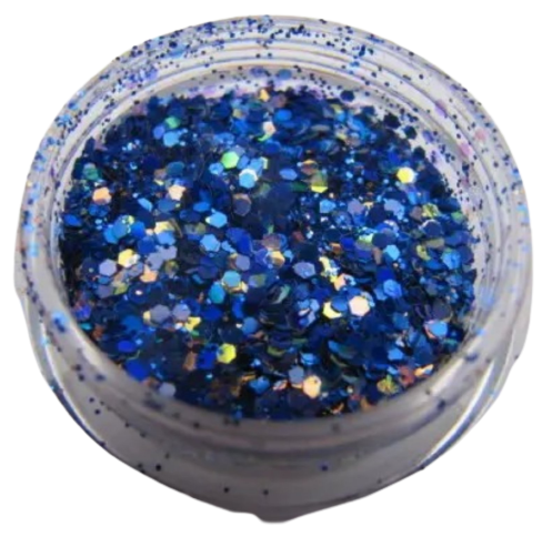 Прикрашання для дизайну нігтів "Брокард", колір синій хамелеон Київ - фото 1