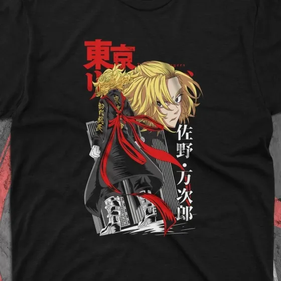 Футболка чоловіча з  принтом Токийские Мстители Манджиро Сано Розмір 48 Дніпро