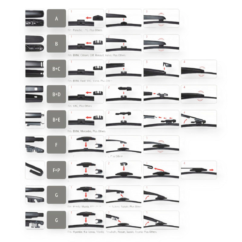 Щетка стеклоочистителя заднего Carway бескаркасная flat Rear 330 мм (+ 8 адап.) Мукачево - изображение 4