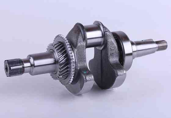 Коленвал мотоблок 177F (9Hp) (под шлицы, Ø25mm) (c шестернями и подшипником) Мукачево