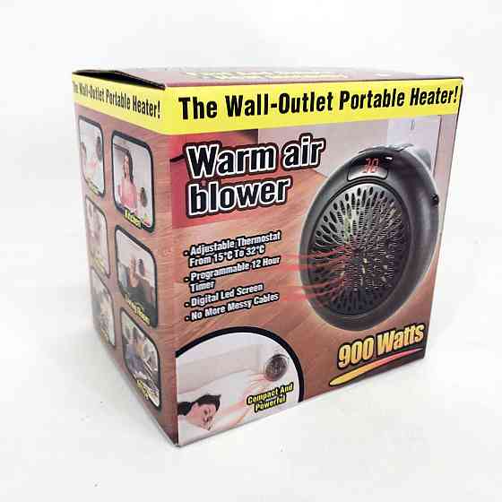 Підлоговий портативний обігрівач дуйка Wonder Heater 900 Вт, Портативний вентилятор для обігріву TZ-10 Івано-Франківськ