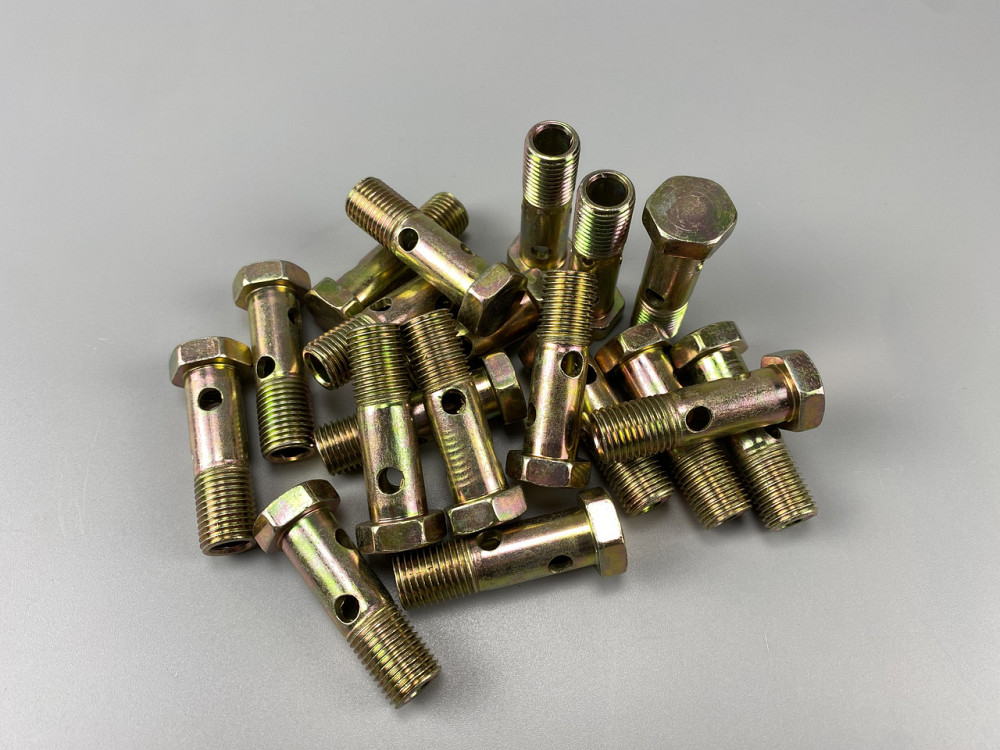 Болт-штуцер M 14 × 1.5 × 50 2 отвори  універсальний Мукачево - фото 8