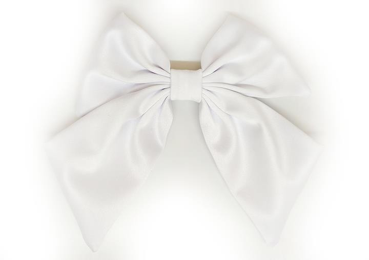 Шпилька для волосся білий Бант Київ - фото 1