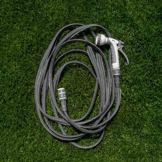 Шланг растягивающийся 6-12 м серый, Bradas Польша Одесса