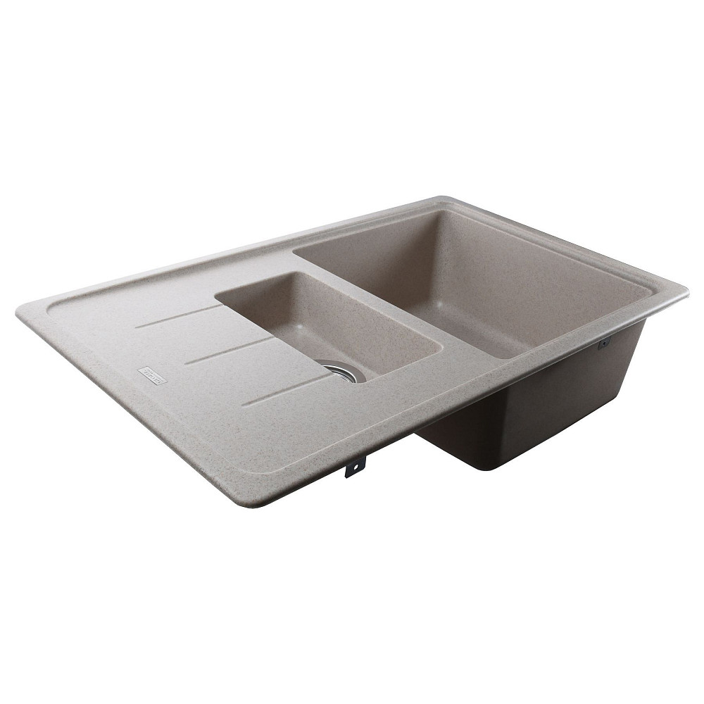 Гранітна мийка Globus Lux IZEO піщаний 780x500мм-А0004 Тернопіль - фото 3