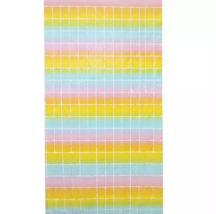 Шторка для фотозоны кубиками на стену 2 м на 1 м разноцветный Киев - изображение 1