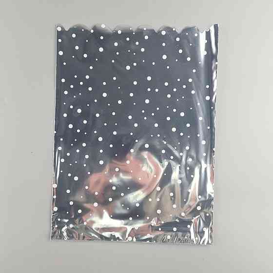 Пакет с рисунком для упаковки подарков   (25*35) №88/1 фольгированный 