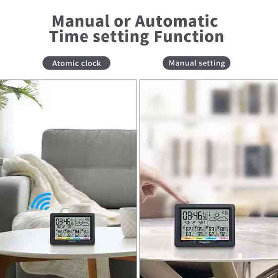 Беспроводная метеостанция с барометром и ЖК-дисплеем Киев