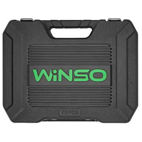 Професійний набір інструментів в кейсі Winso Pro 1/2", 1/4" 72 T, CR-V, 73од. Львів