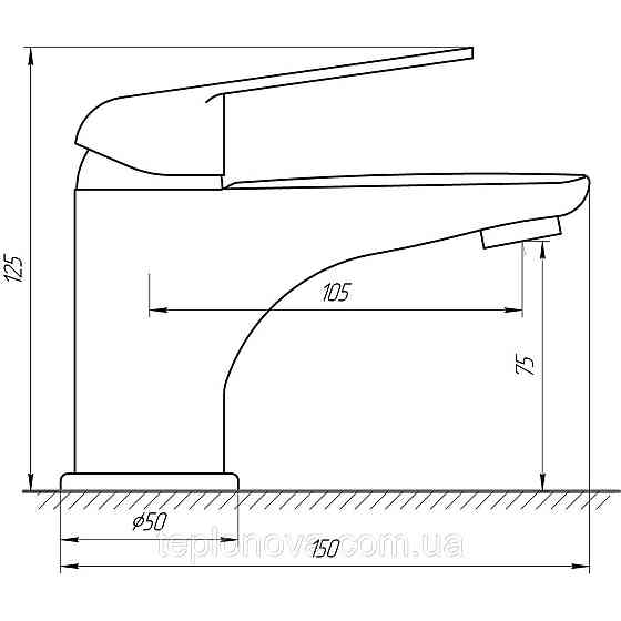 Змішувач для умивальника Globus Lux Koln GLK-0101 Чернівці