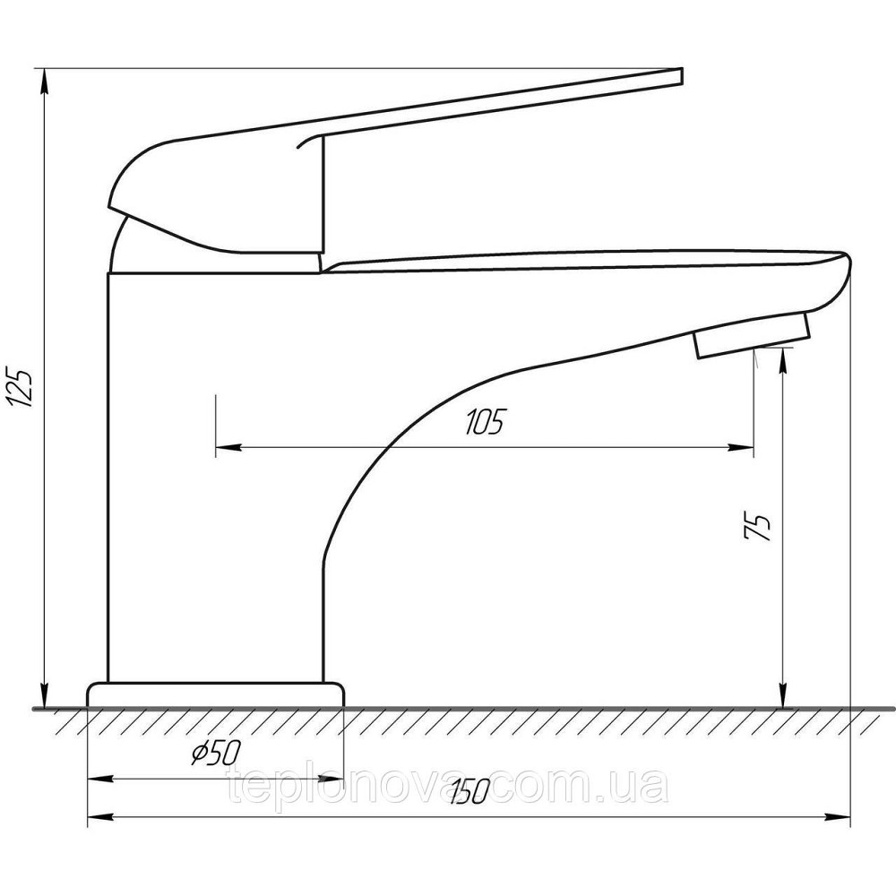 Смеситель для умывальника Globus Lux Koln GLK-0101 Черновцы - изображение 4