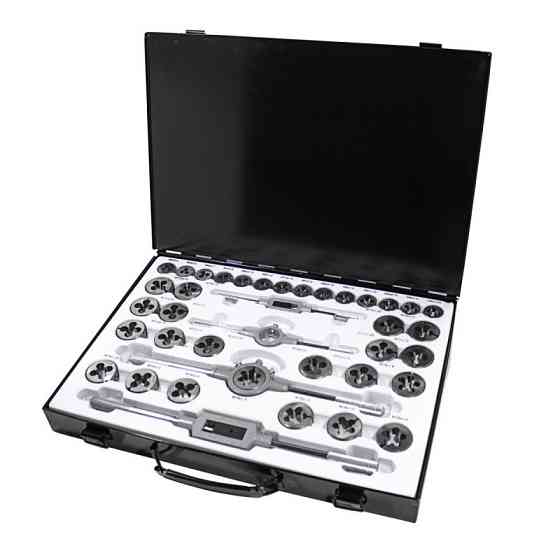 Набір мітчиків та плашок М2-М18 110 предметів, метричне різьблення JBC-M110-1 Одесса