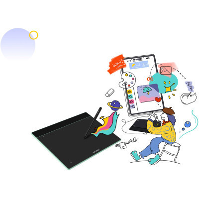 Графический планшет XP-Pen Deco Fun Black (Deco Fun XS_BK) Винница - изображение 6