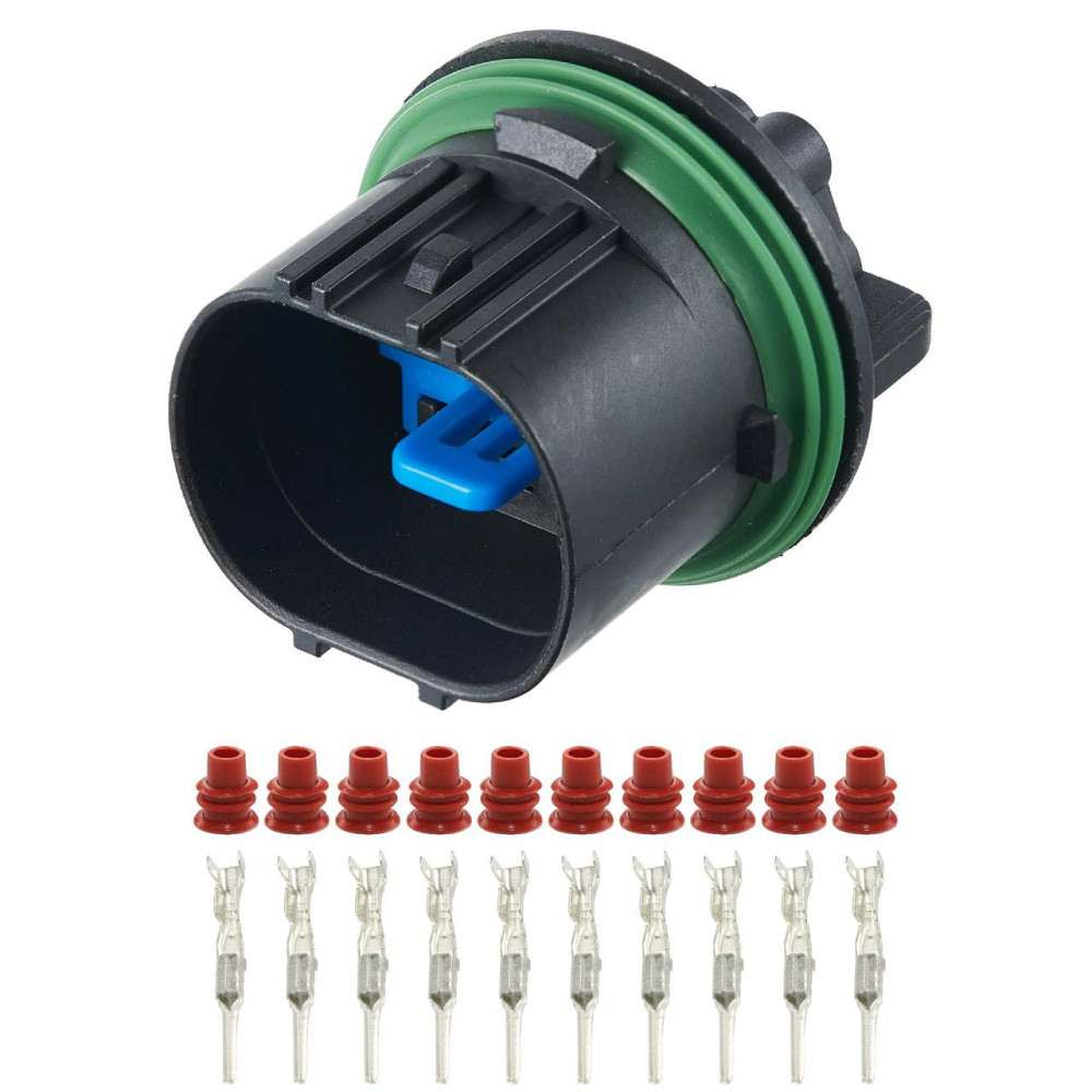 Разъем коннектор 10-кон., Фара, HP481-10021, GL482-1010 KUM Корея универс., Освещение, Hyundai, Kia Киев - изображение 1