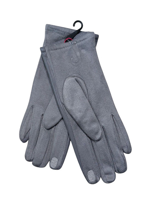 Жіночі рукавички сенсорні one size сірий Київ - фото 3