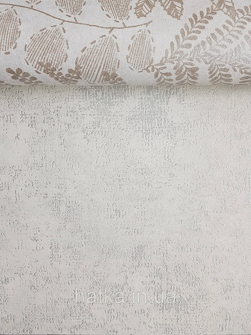 Обои виниловые на флизелине AS creation The Bos 0.53х10 под штукатурку эффект потертости белые с серебром Киев - изображение 2