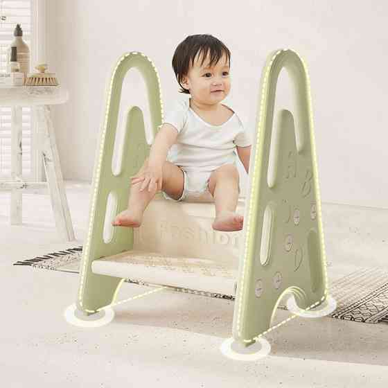 Дитяча сходинка inSPORTline Goralcino 60,8 х 44,3 х 42,6 см - зелено-бежева Київ