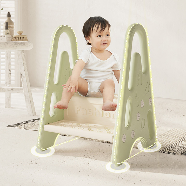 Дитяча сходинка inSPORTline Goralcino 60,8 х 44,3 х 42,6 см - зелено-бежева Київ - фото 4