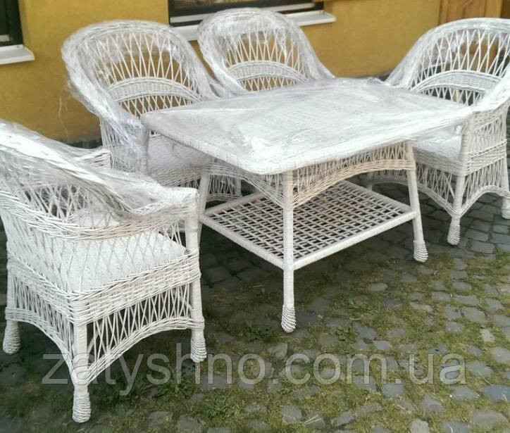 Мебель плетеная из лозы белая Киев - изображение 1