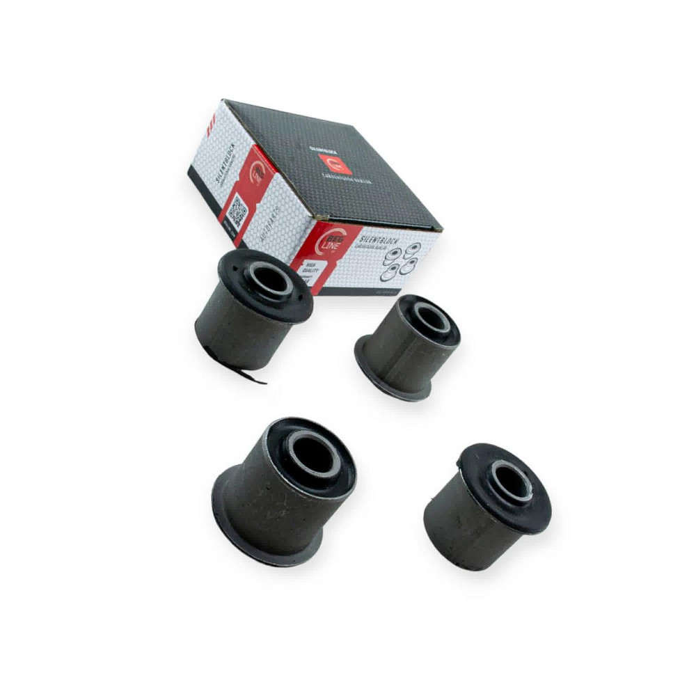 Сайлентблок передньої підвіски 21214, 2123 нижній новий зразок (к-кт 4 шт) важелів Мукачево - фото 1