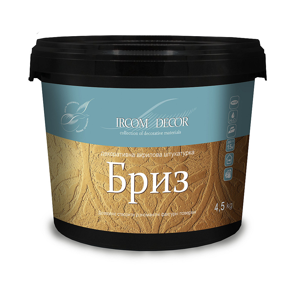 Декоративна штукатурка Ircom Decor Бриз 4,5 кг Киев - изображение 1