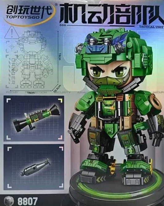 Дитячий Конструктор мобільний підрозділ ВІЙСЬКОВИЙ ЗАГІН Харків - фото 5