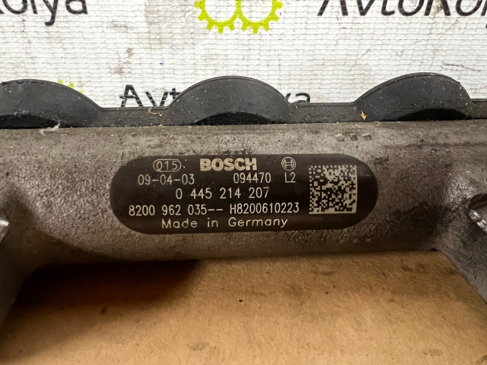 Паливна рейка (рампа форсунок) Renault Trafic 2.0 dci 2007-2010 (0445214207) Euro 4 Ковель - фото 2