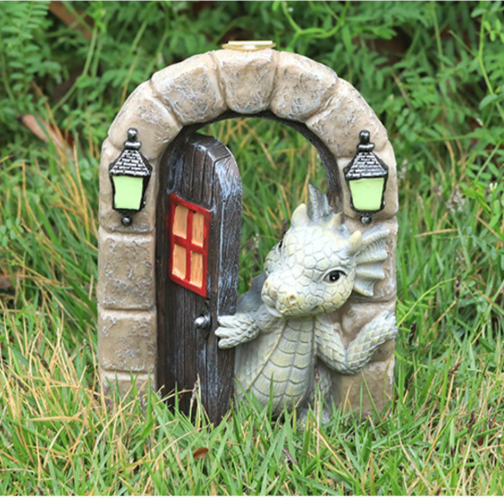 Садовая фигурка Дракончик. Садовые фигуры. Декор для сада 2 Одесса