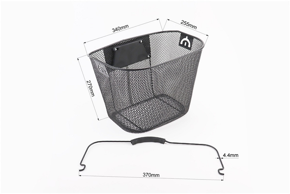 Кошик багажний, кріпл. швидкознімне на кермо, чорний JY-301Z (можливі подряпини, сколи, дефекти фарбування) Київ - фото 2