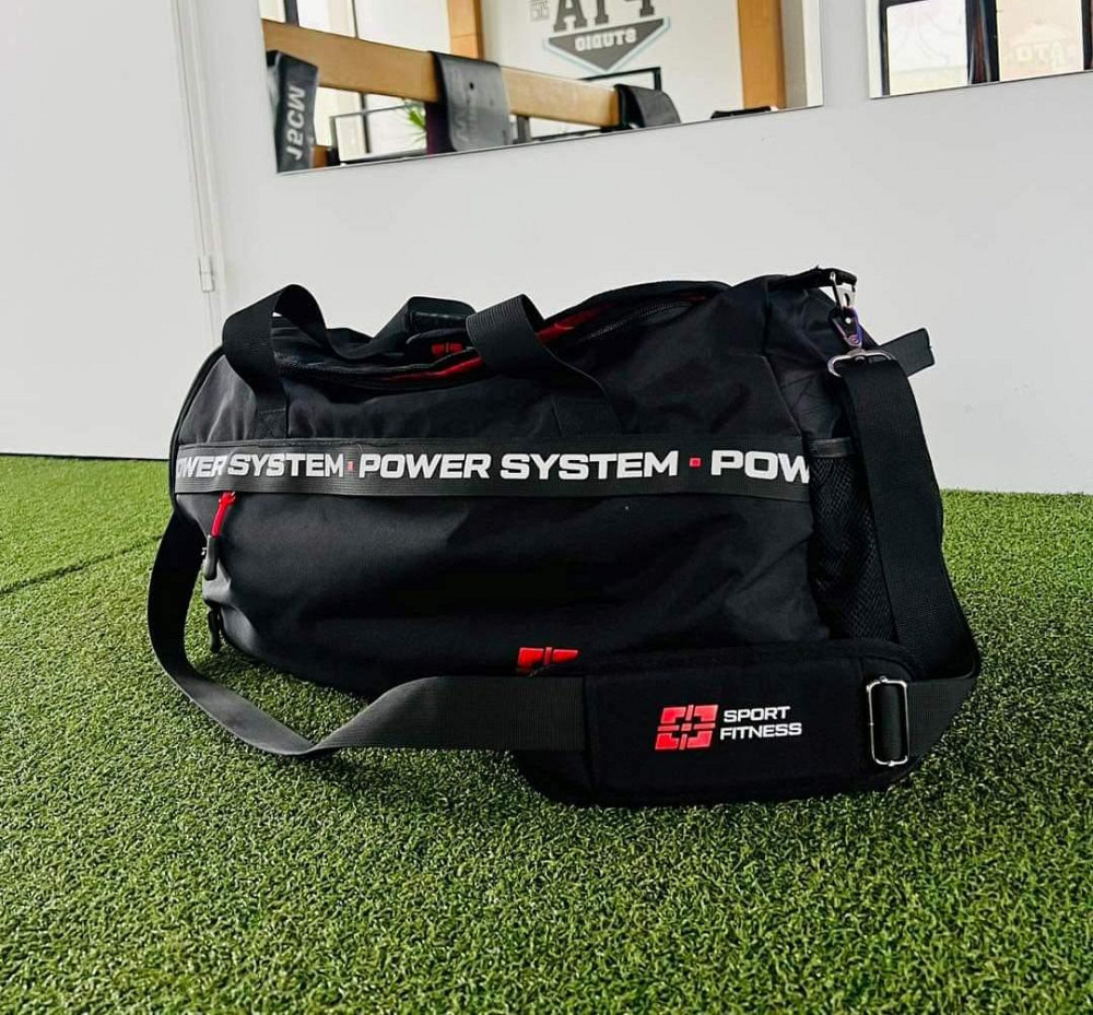 Сумка спортивна Power System PS-7012 Gym Bag-Dynamic Black/Red (38л) Кам'янське - фото 2