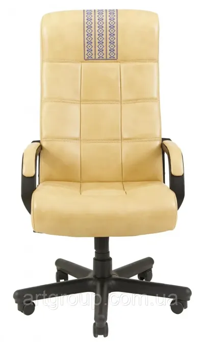 Офисное Кресло Руководителя Richman Virginia Titan Yellow (Без Принта) Пластик Рич М3 MultiBlock Бежевый Днепр - изображение 5