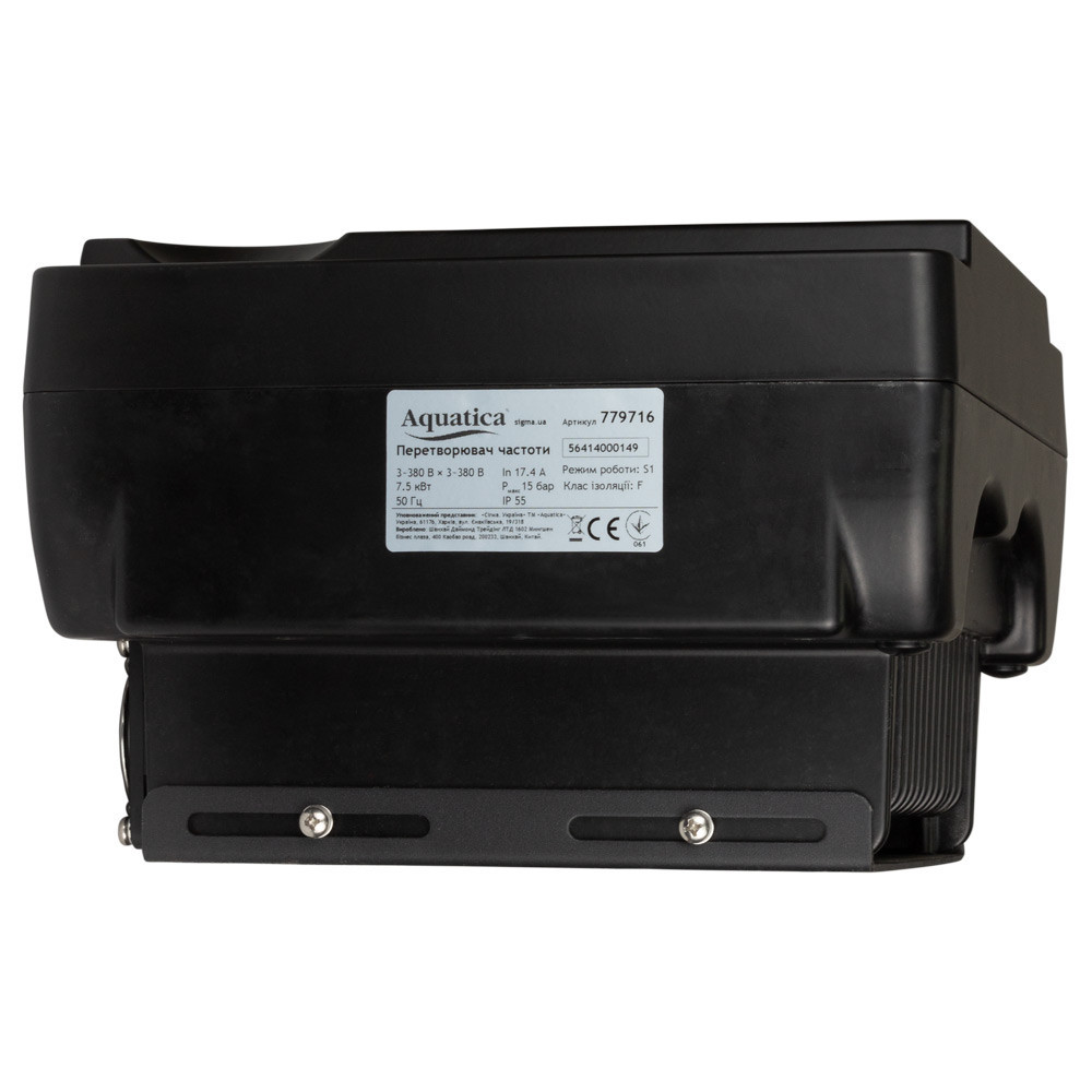 Перетворювач частоти 3~400В × 3 ~ 400 В / 7.5 кВт з датчиком тиску AQUATICA (AVF-7.5ТL) (779716) Київ - фото 3