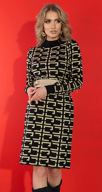 Вязанное платье гольф (46) Киев - изображение 1