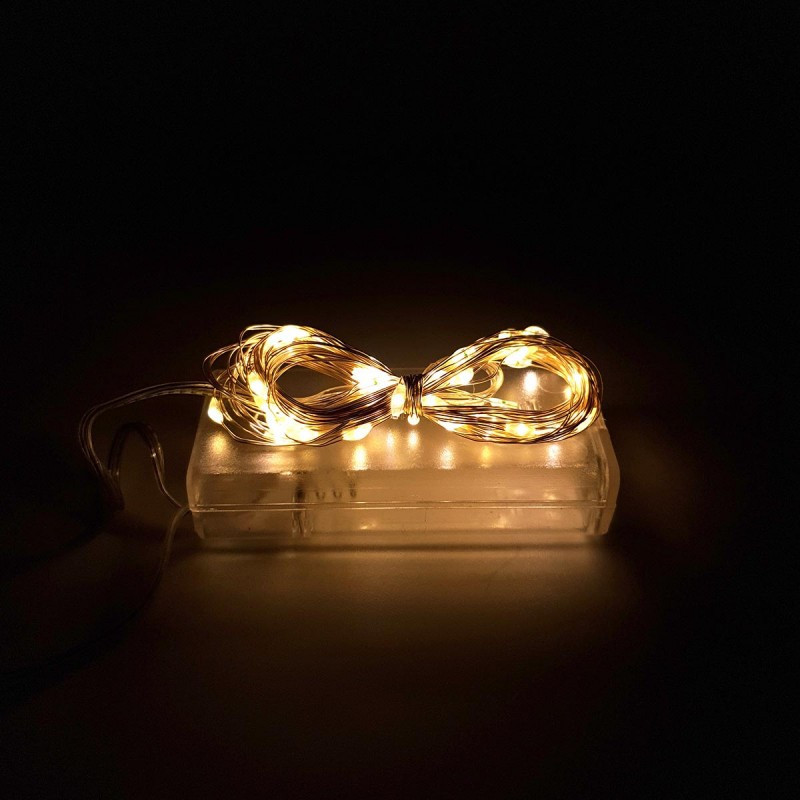 Гірлянда-роса (Copper Wire) 30WW-1 внутрішня, пров.: прозорий, 3 м (Білий-теплий) 7739 Одеса - фото 3