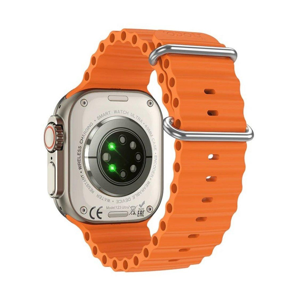 Смарт-годинник HOCO Y23 Ultra 51mm. 300 mAh. IP 67 Smart sports watch(call version) Titanium gold Одеса - фото 3