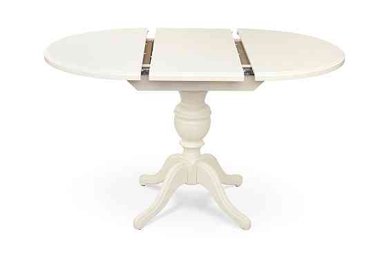 Стіл обідній Гермес Д=89 ( +38 ), ваніль Киев