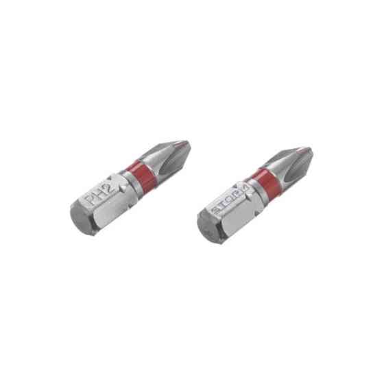 Комплект викруткових насадок, PH2, 1/4"×25 мм, S2, 2 од., STORM Львів