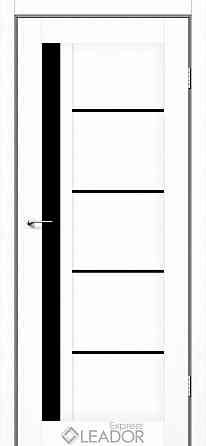 Коллекция LEADOR Express. Двери RIM  Полотно, эко-шпон Белый лен BLK Киев
